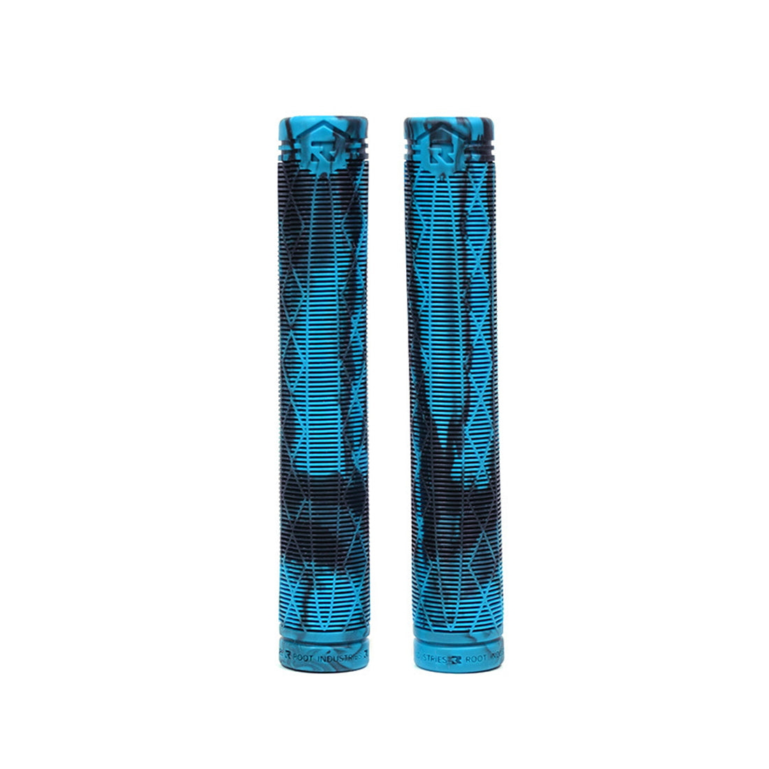 Root Industries Fractal Grips - Premium Skateboard Grip Tape in Black/Blue - Non-Slip Traction for Skateboards, Longboards & Scooters - Perfect for Street Skating, Park Riding & Commuting