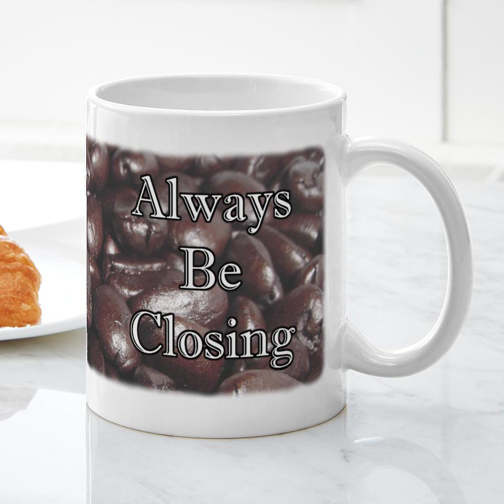 CafePress 'Coffee Is For Closers' 11 oz Ceramic Coffee Mug (325ml) - Perfect for Office, Gifts & Motivational Coffee Lovers