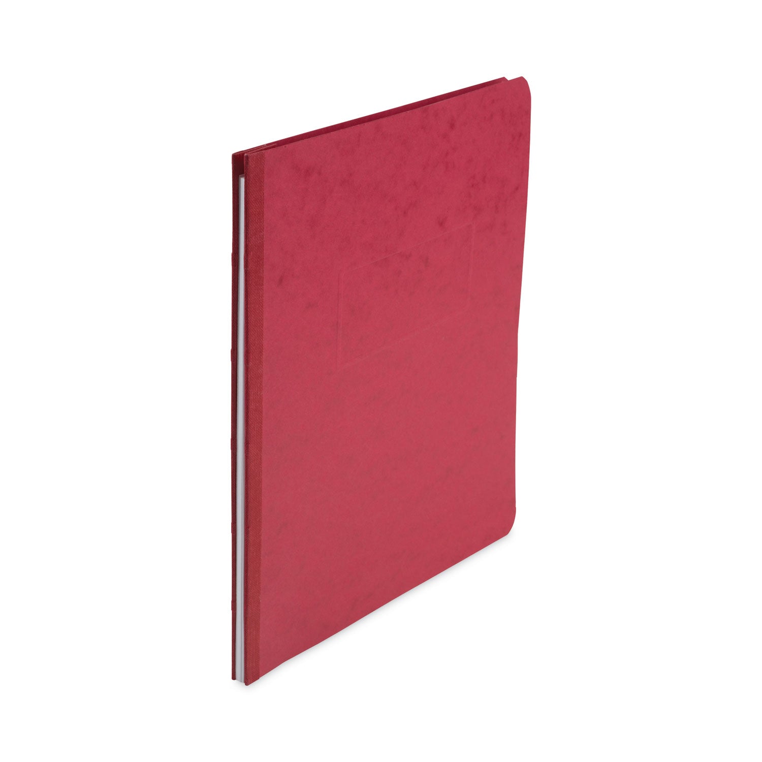 ACCO Pressboard Report Cover with Tyvek Reinforced Hinge - 2-Piece Prong Fastener, Holds 3 Documents, 8.5 x 11 Inches, Red - Perfect for Office, School, and Professional Presentations