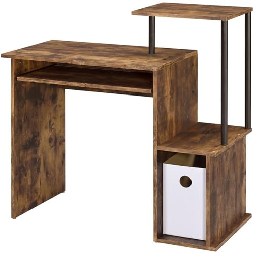 Rustic Oak and Black