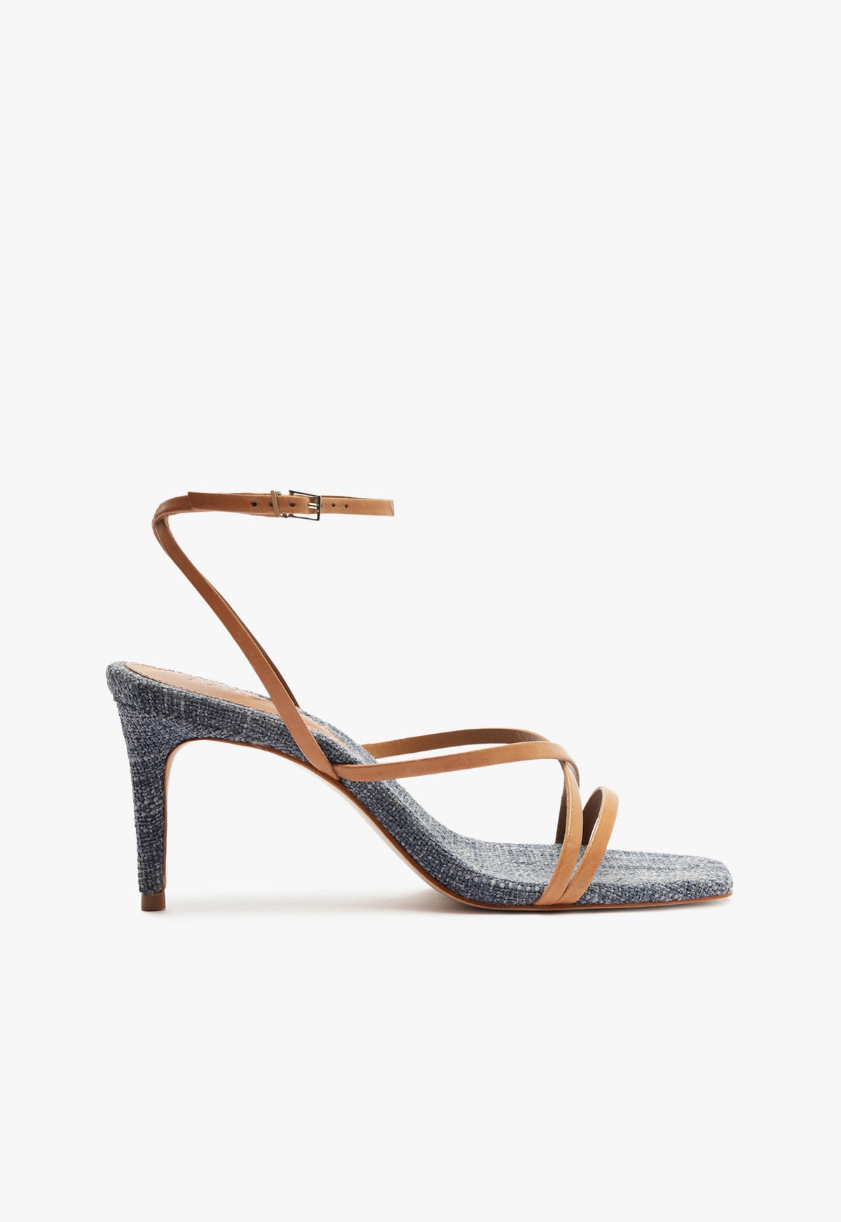 Bari Mid Atanado Leather Sandal with 2.5 Inch Heel - Comfortable Women's Casual Sandals for Summer, Beach, and Everyday Wear