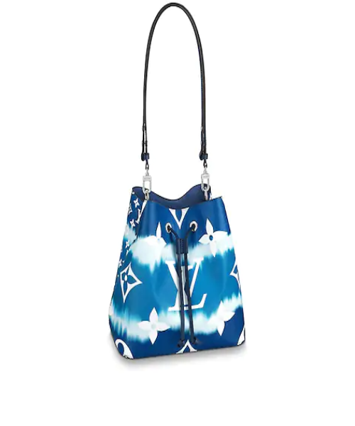 Louis Vuitton Escale Néonoé MM Handbag in Blue - Stylish Designer Tote for Women, Perfect for Travel, Work & Everyday Use