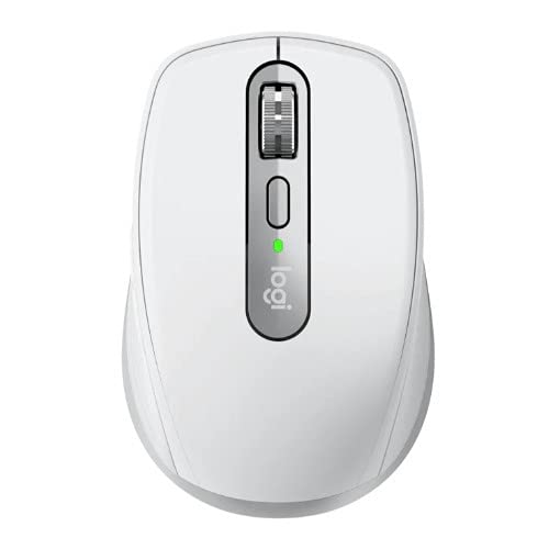 Logitech MX Anywhere 3 Wireless Mouse for Mac - Compact Portable Bluetooth Mouse with Fast Scrolling & USB-C Charging | Perfect for Travel, Office & Remote Work | Includes Knox Gear 4-Port USB Hub (2-Piece Bundle)