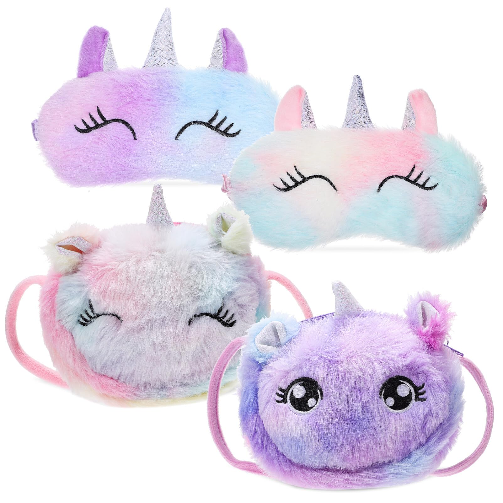 VALICLUD Unicorn Purse for Girls 4-6 Years - Cute Unicorn Wallet for Kids with Zipper Closure - Perfect for Birthday Gifts, School, and Playtime