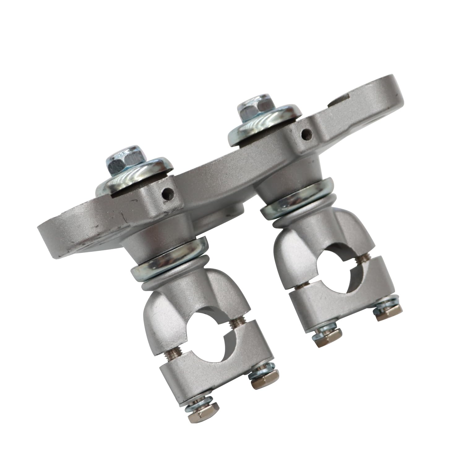 CRF50 XR50 Front Forks Suspension Shocks with Triple Tree Handlebar Riser Clamp Set - Compatible with Honda CRF50 XR50 Dirt Bikes - Perfect for Off-Road Riding & Trail Adventures
