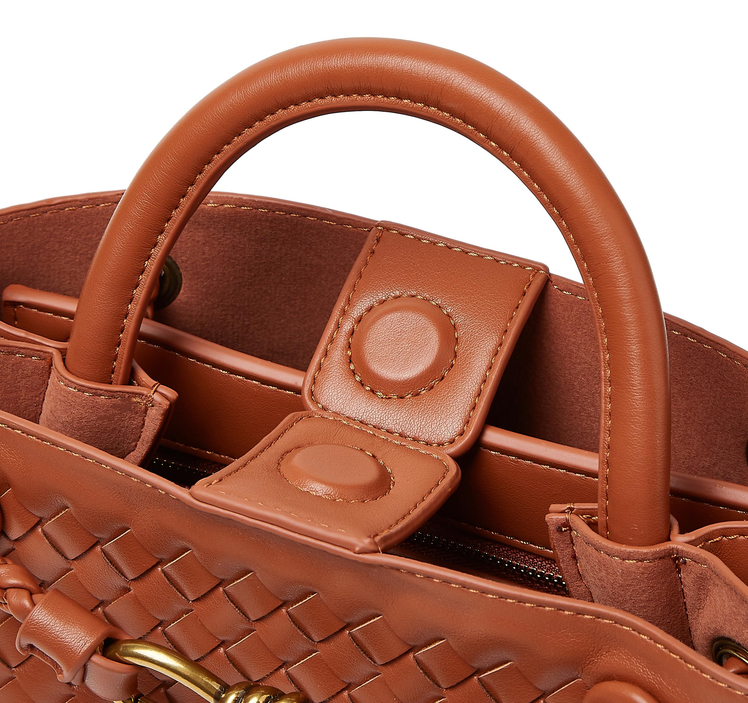Stylish Women's Woven PU Leather Bowknot Tote Shoulder Bag - Handcrafted Hobo Purse for Daily Use, Shopping & Travel Accessories
