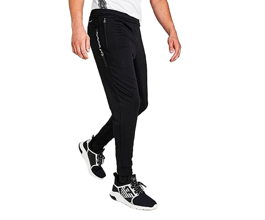 Emporio Armani Men's Logo Jogger Pants - Comfortable Athletic Sweatpants for Casual Wear, Gym & Lounge