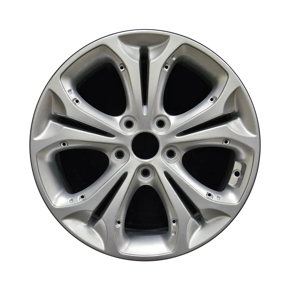 17 Inch Hyundai Elantra Silver Replica Wheel Rim 70838 - Perfect Replacement for Damaged Wheels, Ideal for Car Upgrades & Smooth Driving Experience