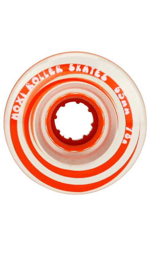 Moxi Gummy Wheels 78a 4pk Orange - Premium Skateboard Wheels for Smooth Ride - Perfect for Outdoor Skating, Park Cruising & Longboard Dancing