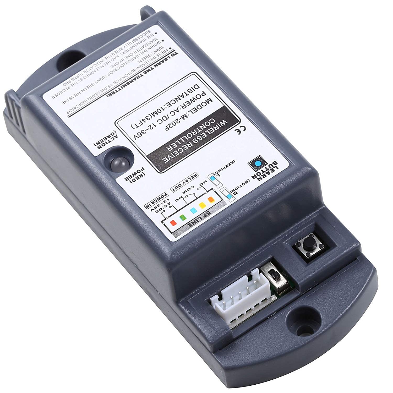 UHPPOTE Wireless Auto-Door Control System with Hand Pressure Switch & Receiver - Perfect for Commercial Buildings, Warehouses, and Automatic Doors