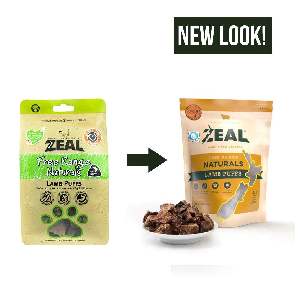 Freeze Dried Natural Lamb Lung Dog Treats - Grain Free, Single Ingredient Training Rewards for Puppies & Adult Dogs - Perfect for Obedience Training & High Value Rewards