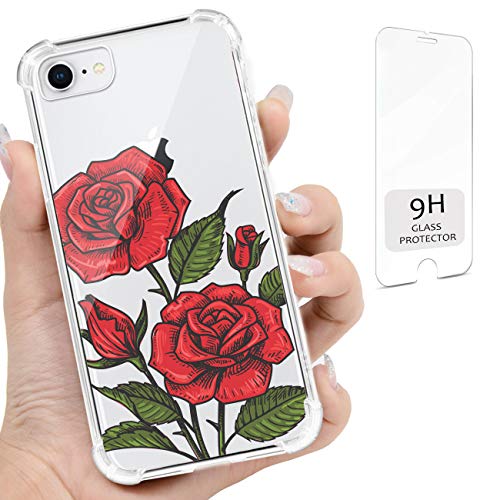 Flower Roses red clear