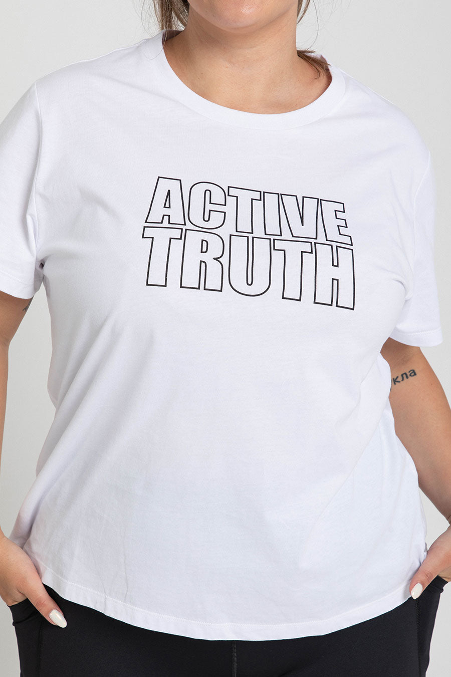 Premium Cotton Everyday T-Shirt with White Logo - Soft & Comfortable for Casual Wear, Workouts, and Daily Outfits