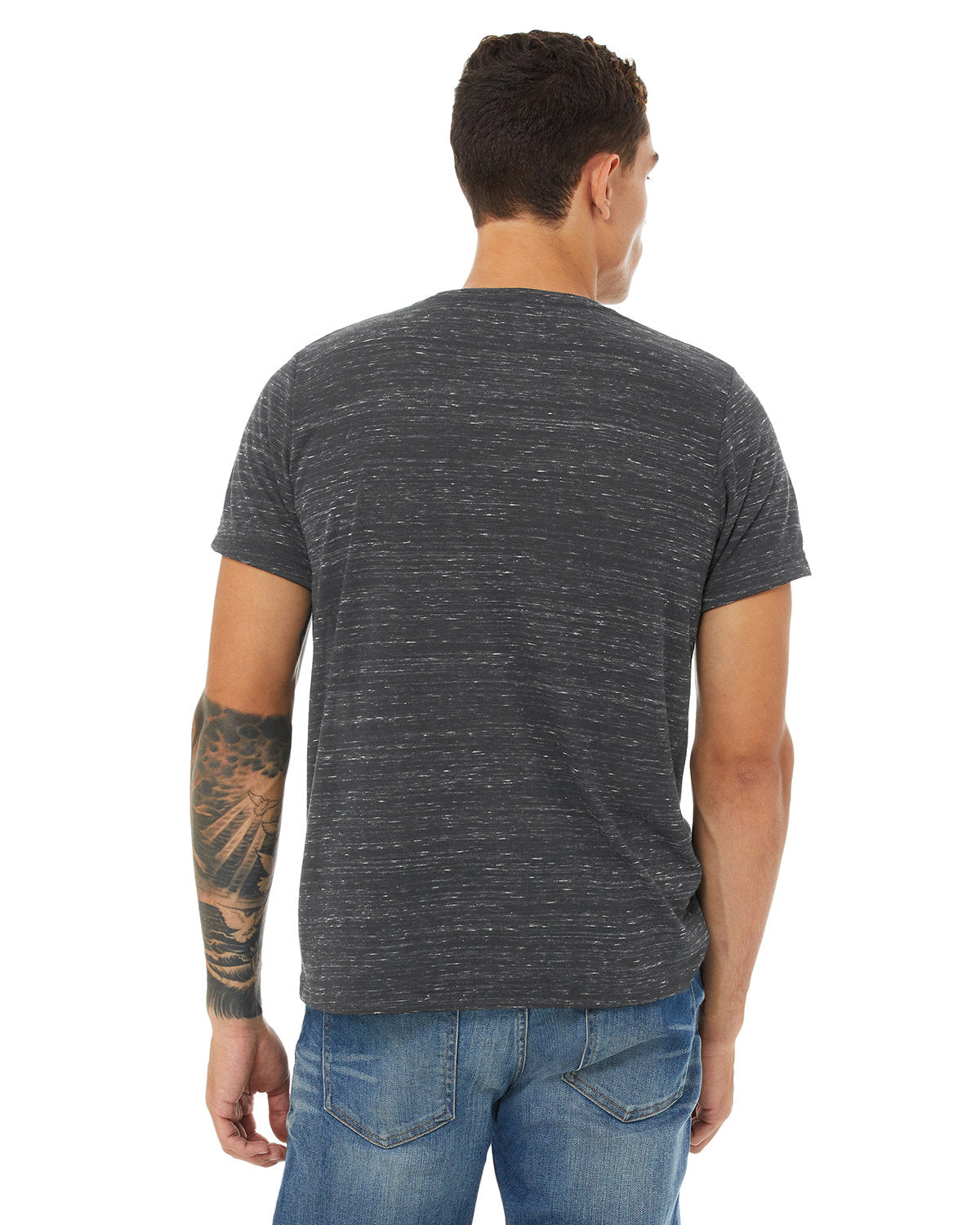 Bella + Canvas 3650 Unisex Poly Cotton Short Sleeve T-Shirt - Soft Comfortable Crew Neck Tee for Men & Women - Perfect for Casual Wear, Gym, Workout & Everyday Use