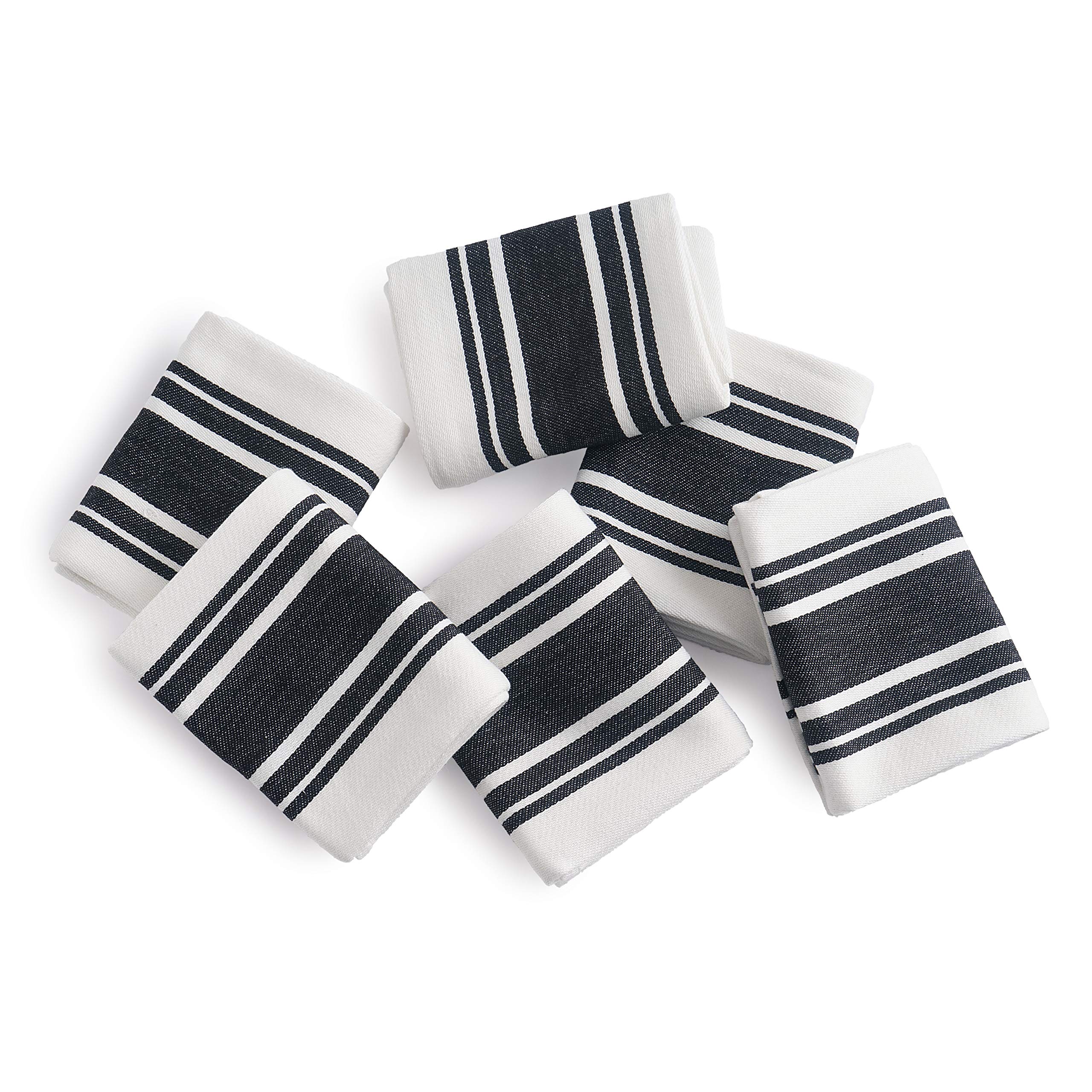 Premium Cotton Kitchen Towels Set of 6 - Extra Large 20