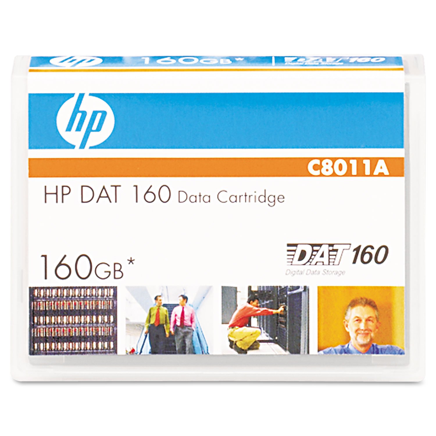 HP HEWC8011A DAT 160 Tape Cartridge - Reliable Data Storage Solution for Backup & Archiving | Ideal for Business Servers & IT Infrastructure
