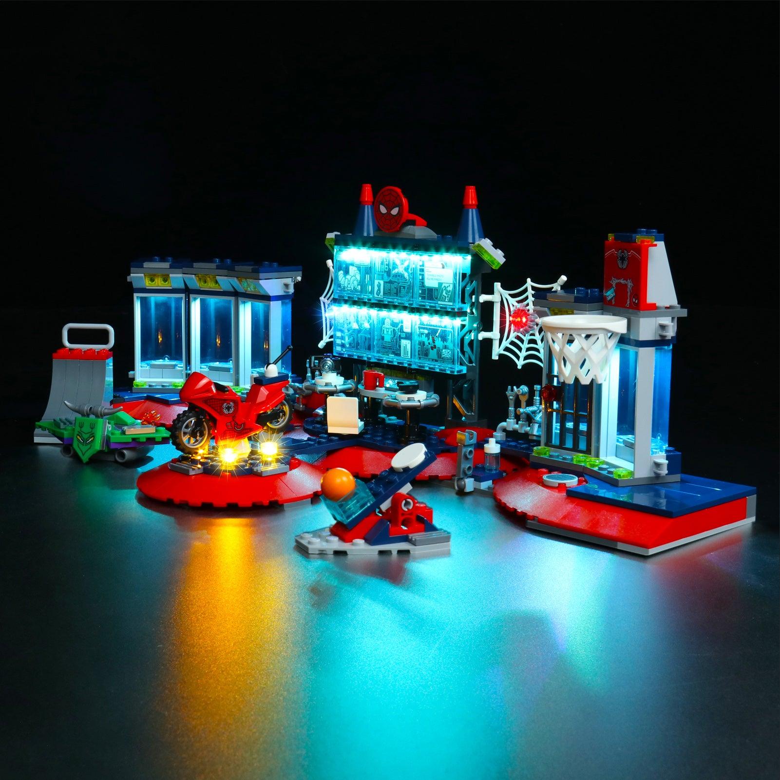 LEGO Marvel Spider-Man Attack on The Spider Lair 76175 Light Kit - LED Lighting Set for LEGO Building Kits | Perfect for Display & Nighttime Play