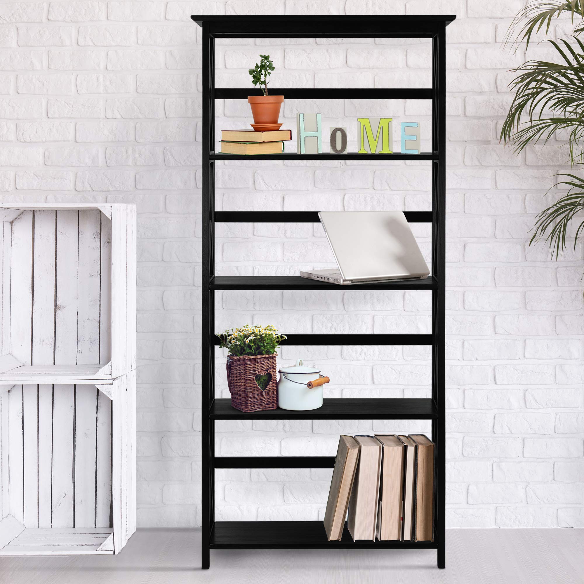 Stylish Casual Home Shelf Bookcase - Modern Wooden Storage for Books, Decor & Essentials | Perfect for Living Room, Bedroom & Office Organization