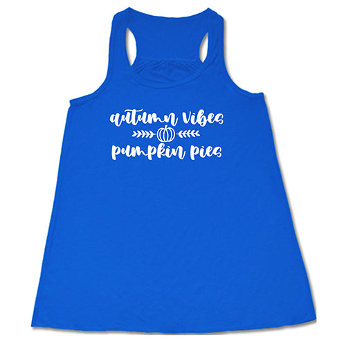 Autumn Vibes & Pumpkin Pies Graphic T-Shirt - Cozy Fall Fashion for Thanksgiving, Halloween, and Seasonal Outfits