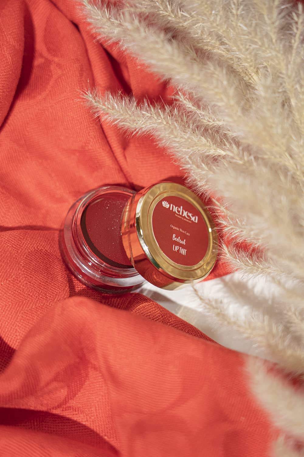 Nebesa Organics Natural Beetroot Lip Tint & Strawberry Lip Balm Combo Pack - Hydrating, Smoothing Lip Care for Dry Lips | Vegan, Cruelty-Free | Perfect for Daily Use, Makeup Looks & Gift Giving