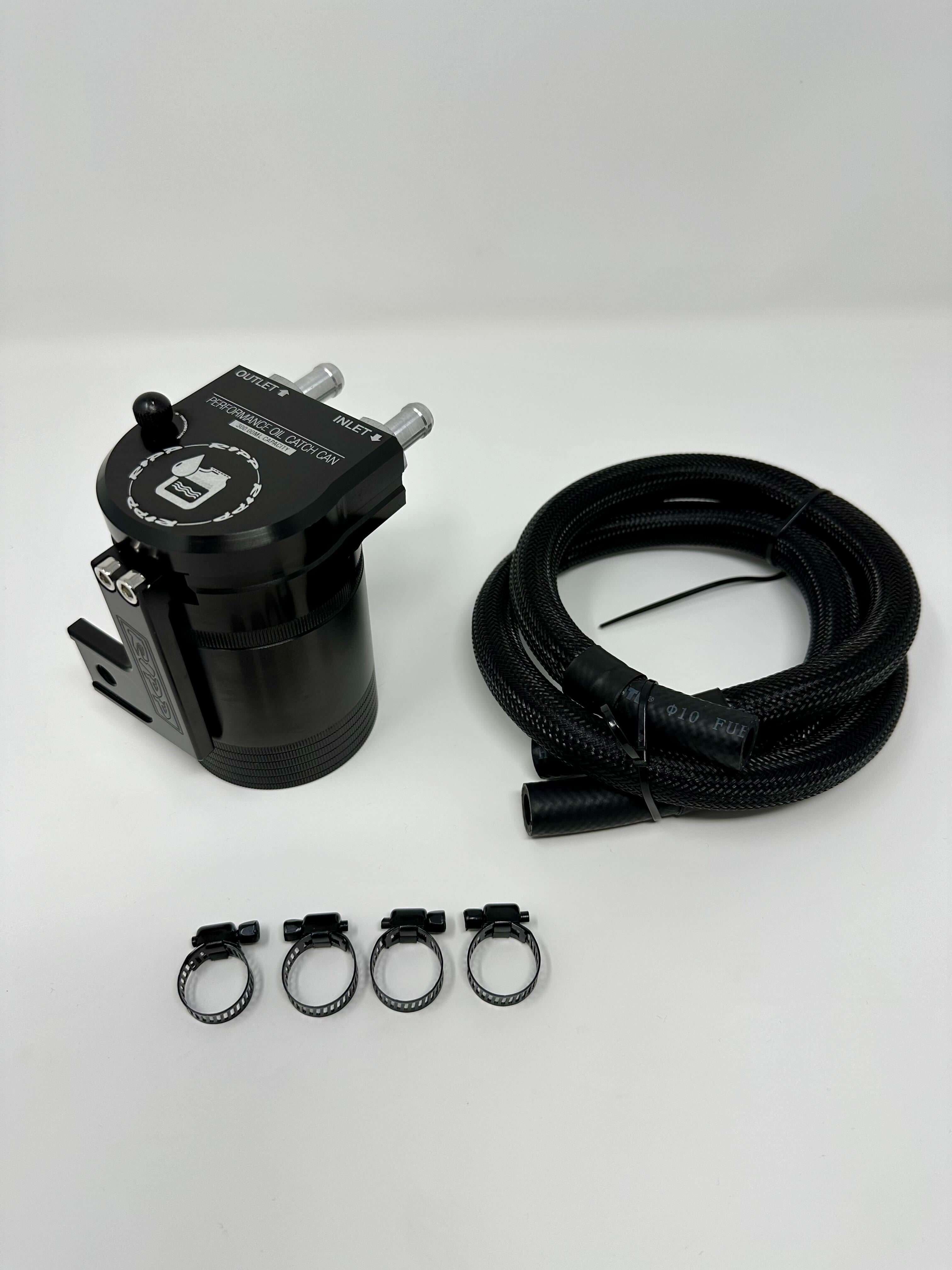 Honda 3.5L V6 Engine Oil Catch Can System - PCV Baffled Oil Separator for Improved Performance & Engine Protection - Perfect for Racing, Off-Road & Daily Driving