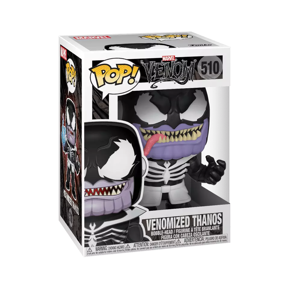 Funko Pop! Vinyl Figure: Marvel Thanos (Venom) #510 - Collectible Action Figure for Marvel Fans & Comic Book Lovers | Perfect for Display, Gifts & Marvel Collections