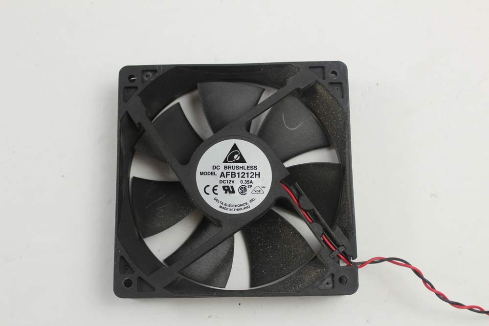 Delta AFB1212H 12V DC Brushless Cooling Fan - High Power Double Ball Bearing for Chassis, PC, Server & Electronics Cooling - Quiet & Durable (Item No. 0692)