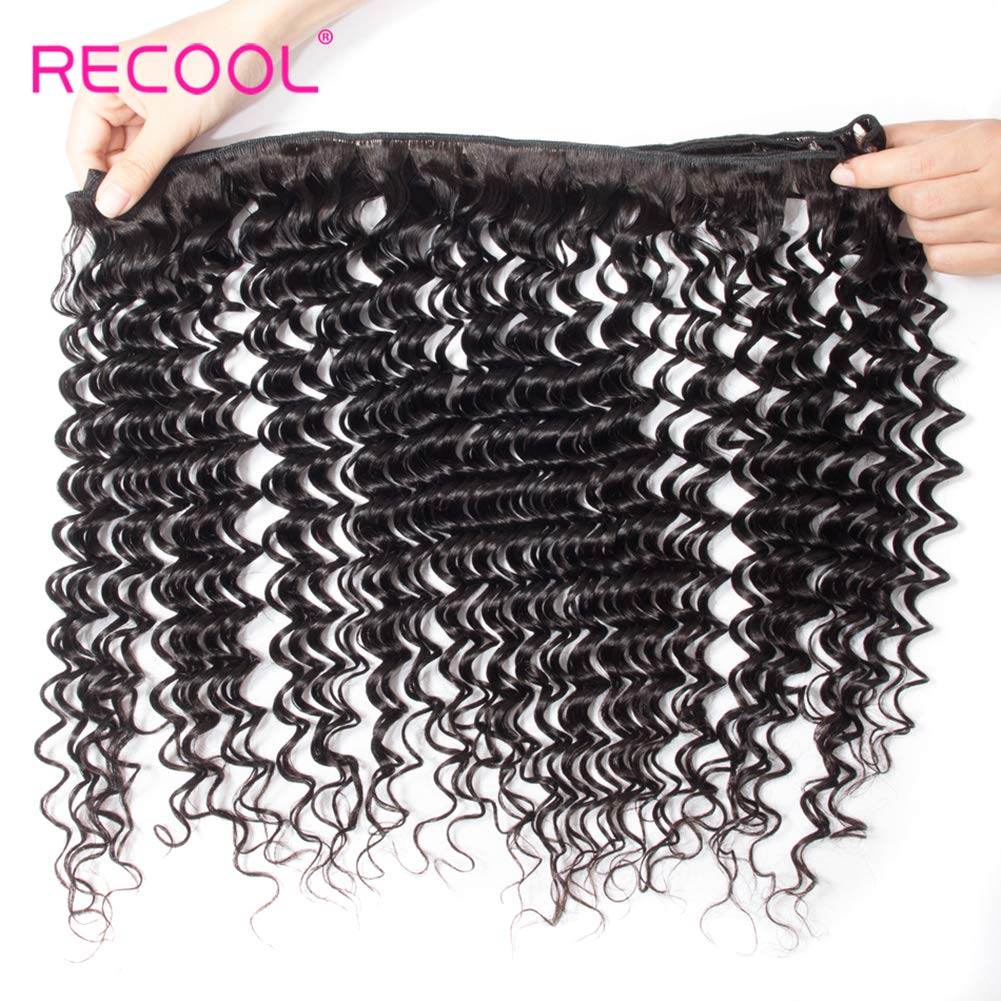 RECOOL 10A Brazilian Human Hair Extensions - 20