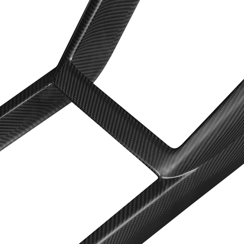 Premium Real Carbon Fiber Center Console Side Trim Cover for 2024+ Tesla Model 3 Highland - Upgrade Interior with Luxury Style for Enhanced Driving Experience