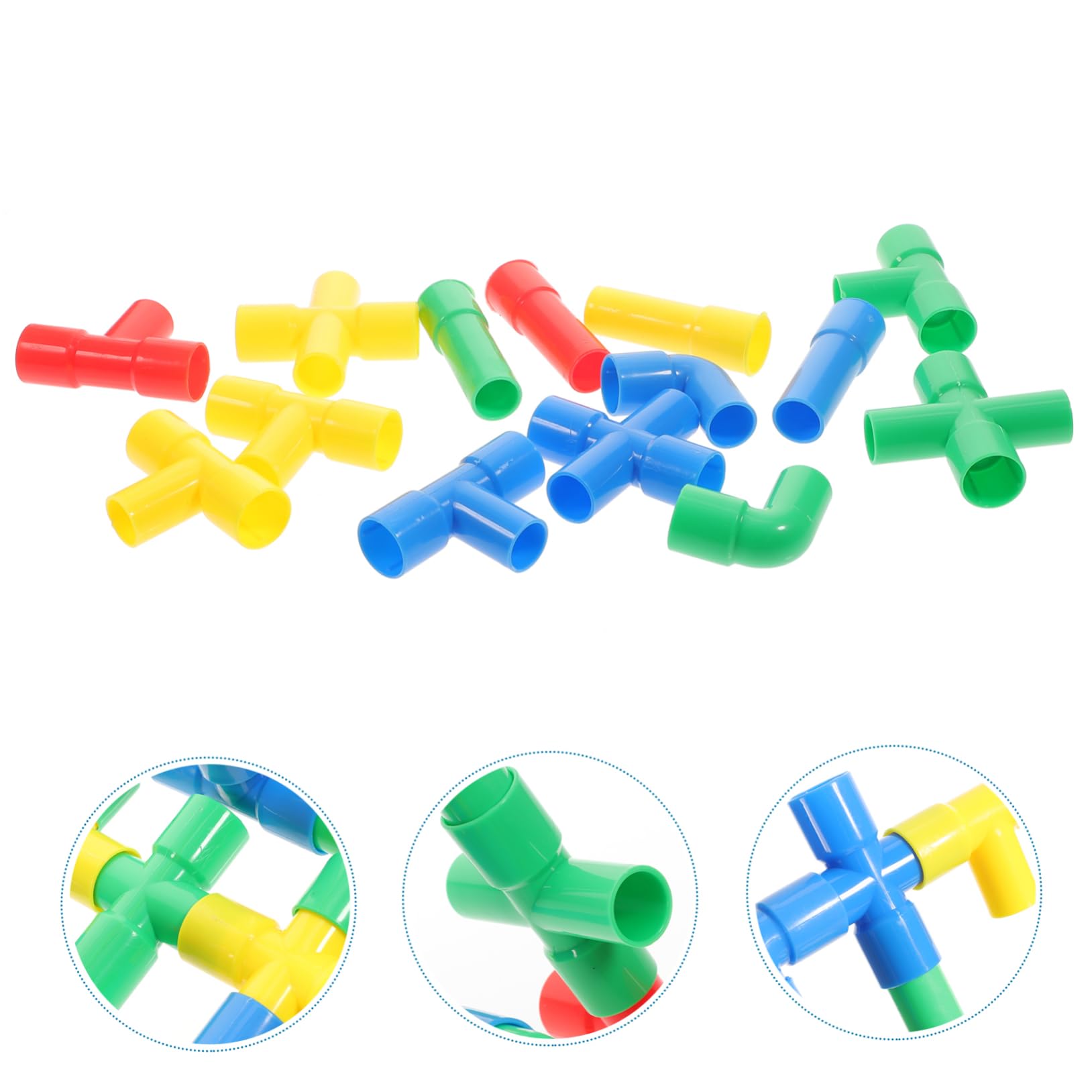 HONMEET Kids Construction Pipe Toy Set - 100 Pcs Sensory Tube Building Toys for Toddlers, STEM Learning & Water Play - Perfect for Preschool Classroom, Birthday Gifts & Indoor/Outdoor Playtime
