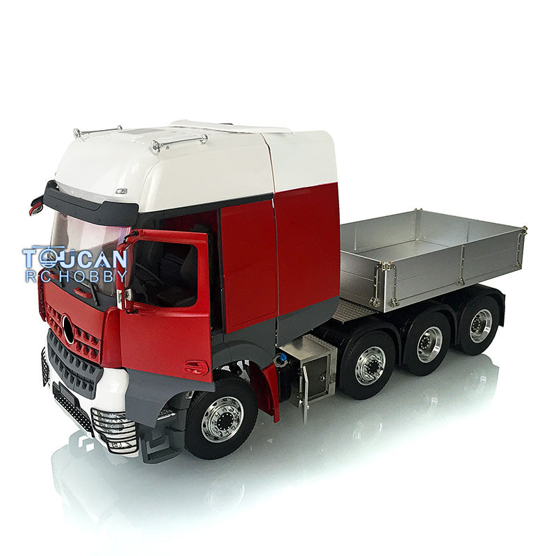 1/14 LESU 8x8 RC Metal Chassis 3-Speed Tractor Truck Model - DIY Remote Control Cabin with Motor & Servo (ESC Optional) - Perfect for Off-Road Adventures, RC Hobbyists and Collectors