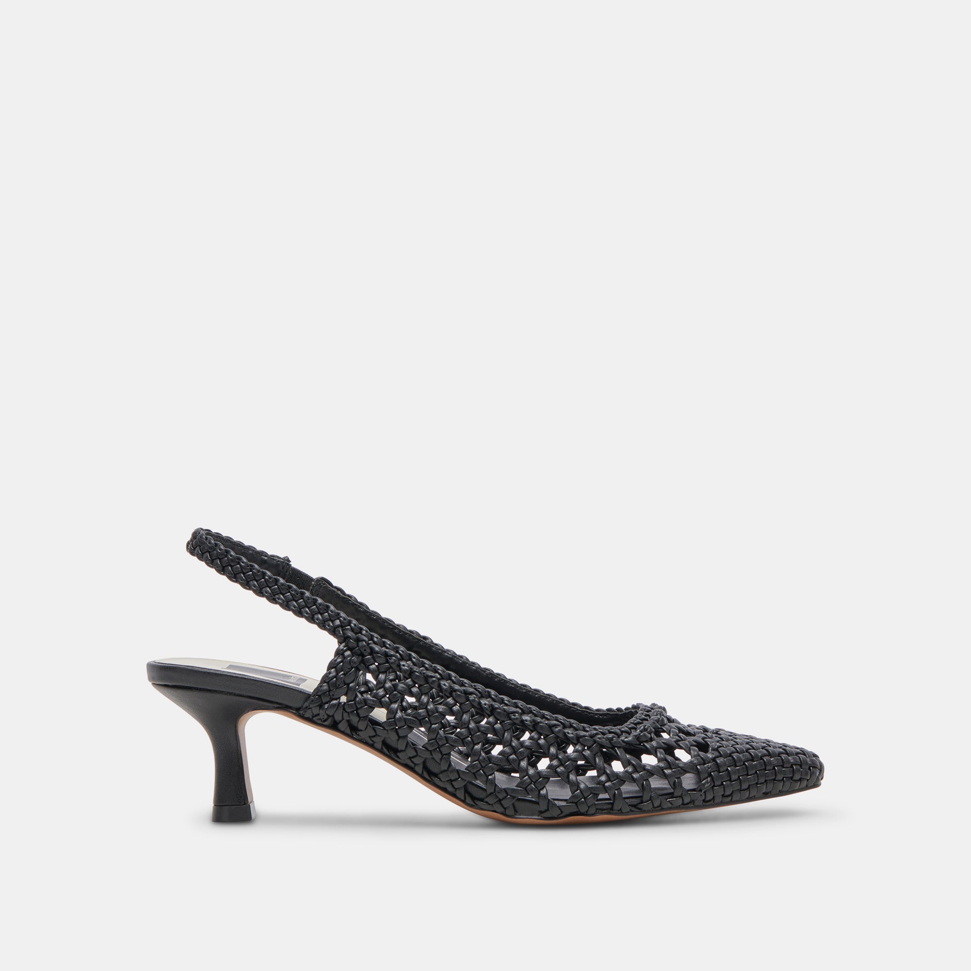 OLYMPA Black Stella High Heels for Women - Stylish & Comfortable Dress Shoes for Parties, Weddings & Evening Events