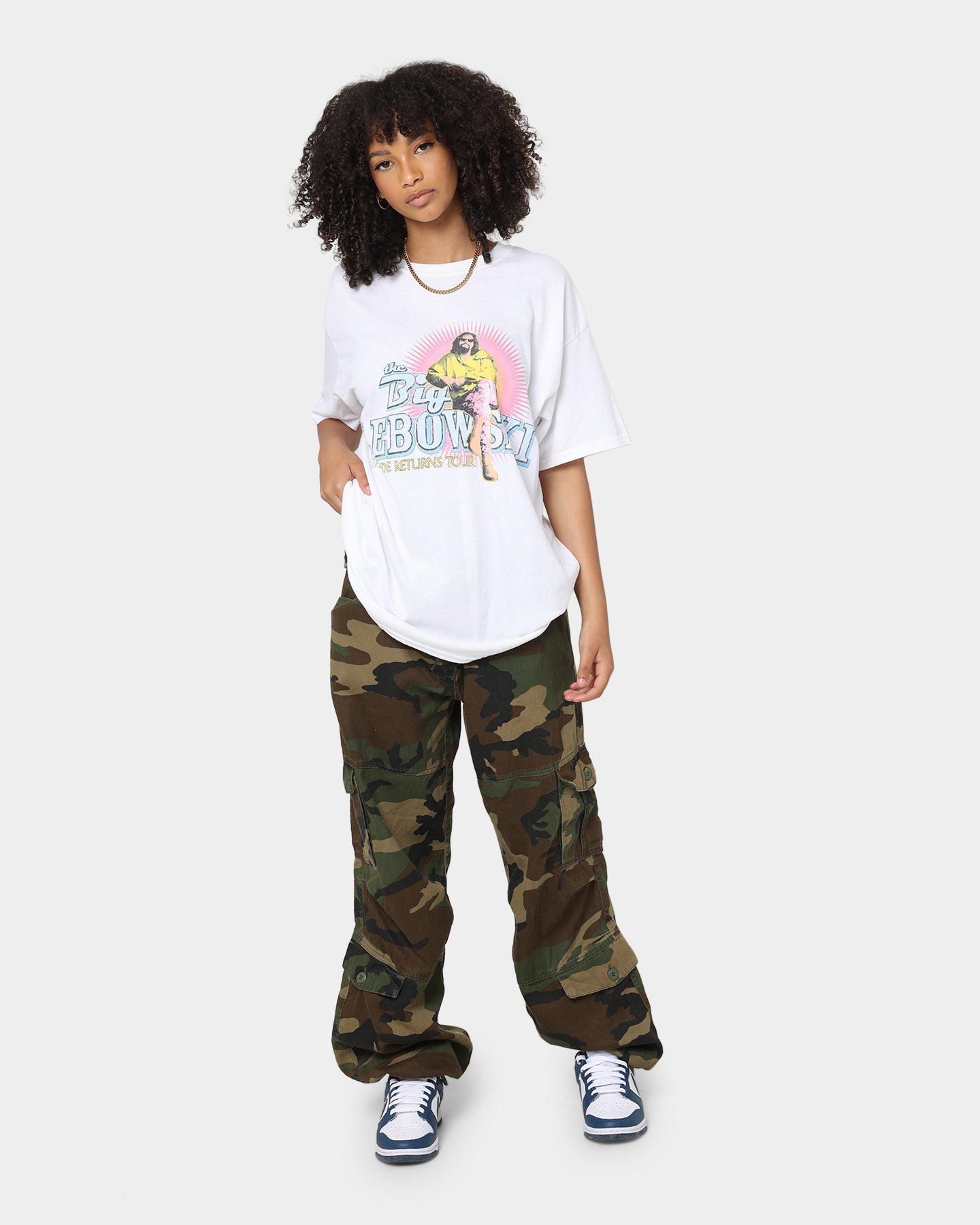 The Big Lebowski T-Shirt - White Cotton Vintage Tee for Men & Women | American Thrift Inspired | Perfect for Casual Wear, Movie Nights & Fan Gifts