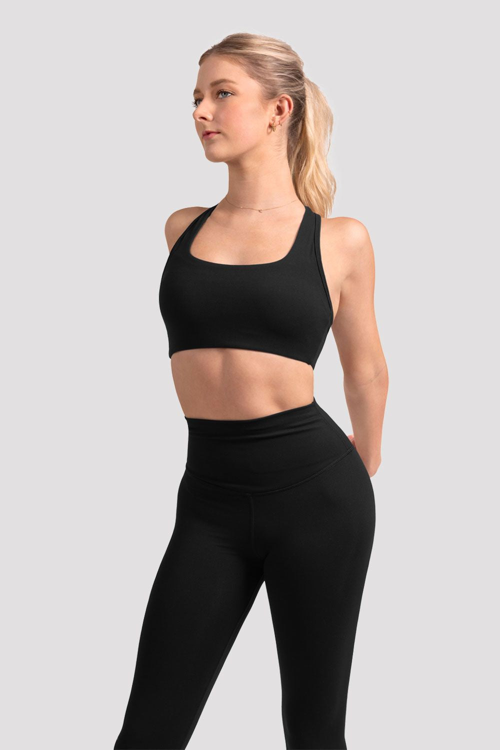 BLOCH Everhold Racerback Sports Bra - High Support Workout Top for Yoga, Running & Gym - Seamless Comfort for Active Women