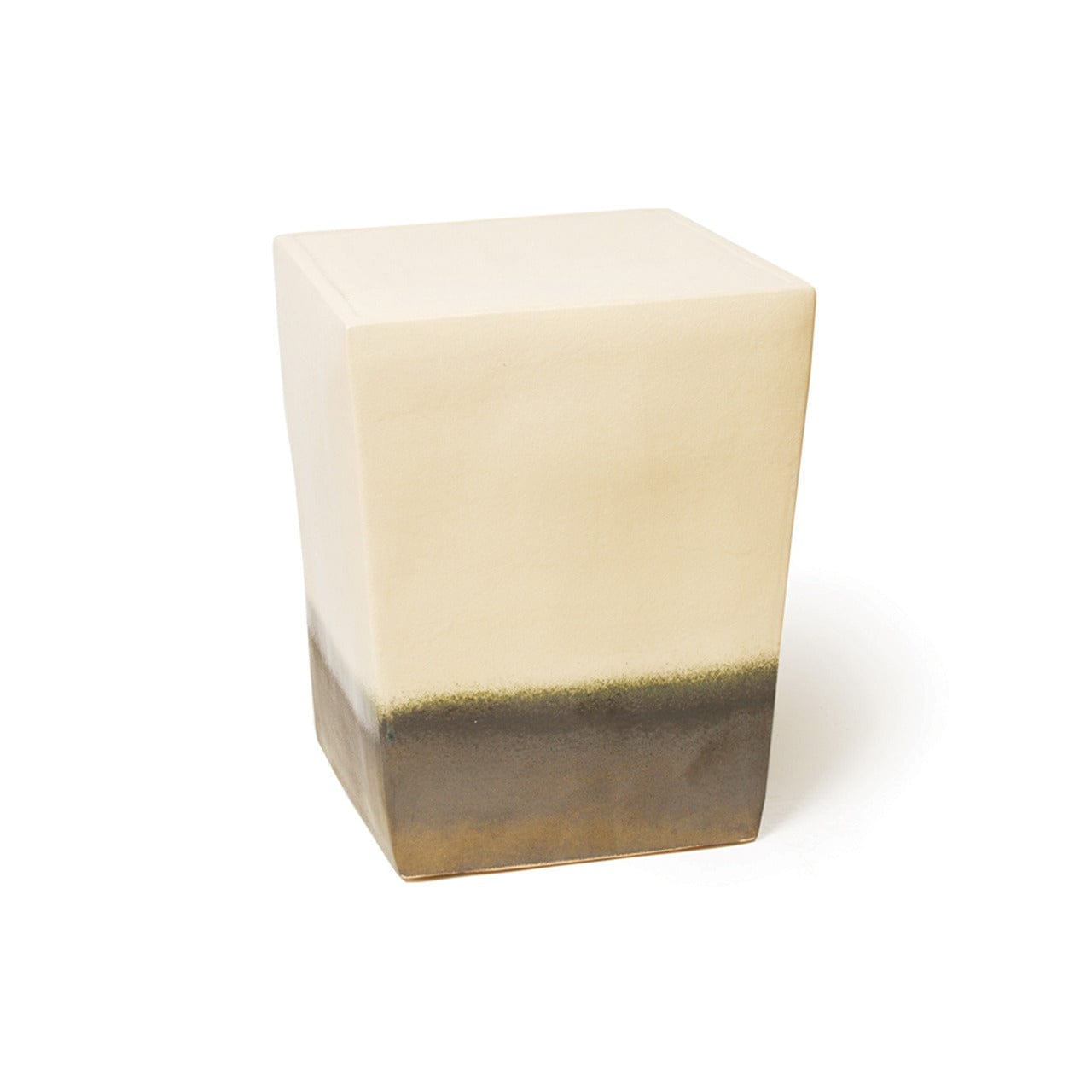 Premium Ceramic Square Cube Set of 2 - Handcrafted Dual Glaze Home Decor for Modern Living Rooms & Office Desks | Elegant Display Piece for Coffee Tables, Bookshelves, and Minimalist Interiors