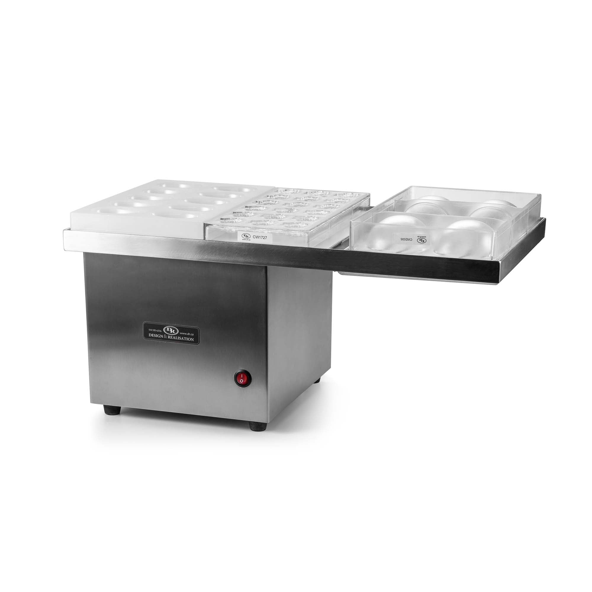 Premium Chocolate Vibrating Table with Adjustable Grid - Perfect for Chocolate Tempering, Candy Making & Dessert Decorating - Ideal for Home Bakers & Professional Chocolatiers