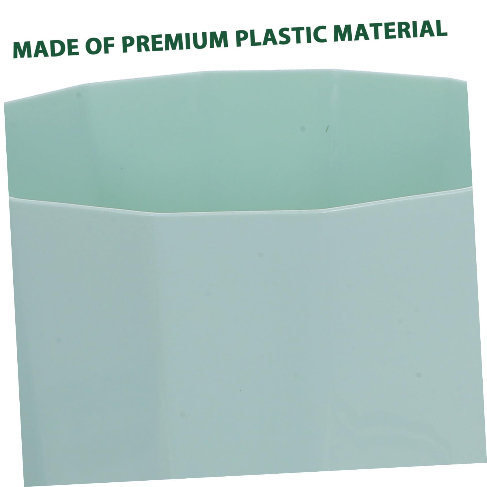 Open Top Plastic Trash Can - Small Waste Basket for Bathroom, Bedroom, Kitchen, Office, Dorm | Indoor/Outdoor Use | Perfect for Home, College & Household Organization