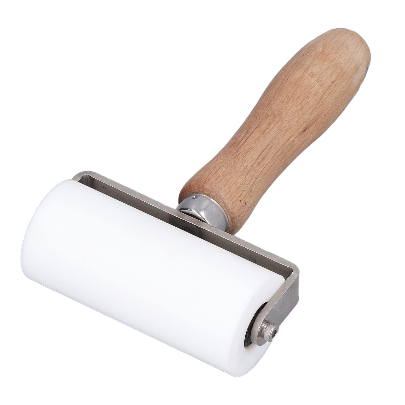 High Heat Silicone Roller - Ergonomic Pressure Roller with Removable Beechwood Handle for High Temperature Welding | Perfect for DIY, Metalworking & Industrial Welding Projects
