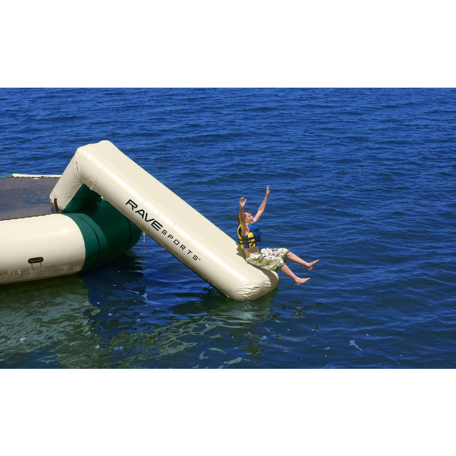 Rave Aqua Slide Water Trampoline Attachment - Fun Water Slide for Pool, Lake & Backyard - Perfect for Summer Parties, Kids Play & Outdoor Water Activities