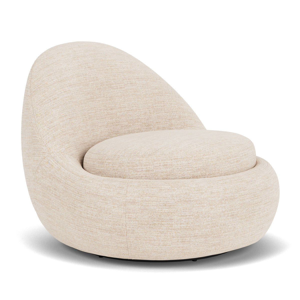 Babette Fabric Swivel Armchair - Modern Living Room Accent Chair with 360° Rotation | Perfect for Home Office, Lounge & Reading Nook
