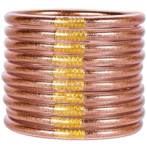 10PCS Rose Gold Bangle