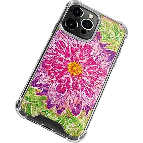 Skinit Clear Phone Case for iPhone 13 Pro - Premium Protective Cover with Ginseng Flower Design | Slim Fit, Scratch Resistant | Perfect for Everyday Use, Office & Travel