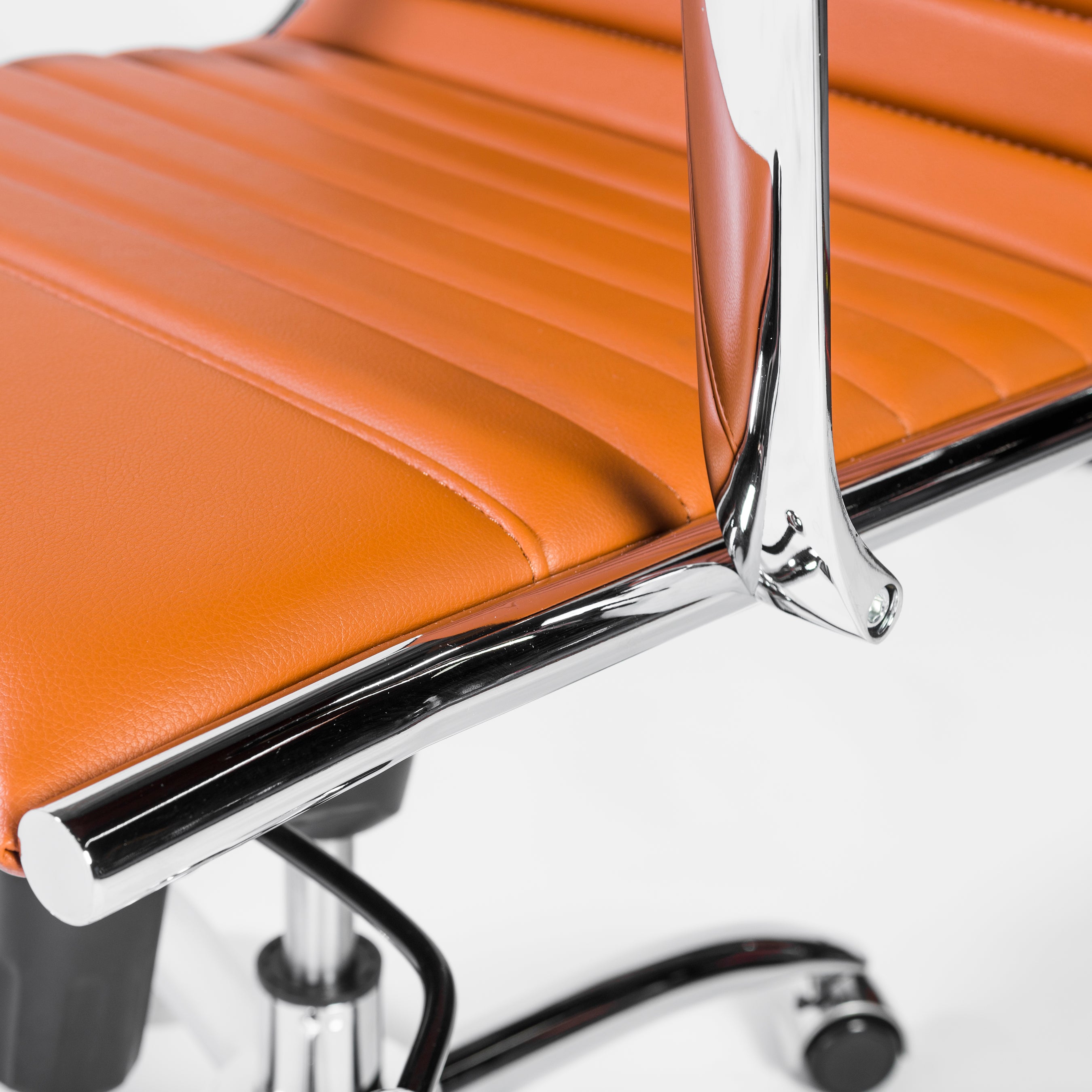 Dirk Low Back Office Chair with Chromed Steel Base - Ergonomic Mesh Desk Chair for Home & Office Workspaces - Perfect for Long Hours of Computer Work, Gaming, and Study Sessions