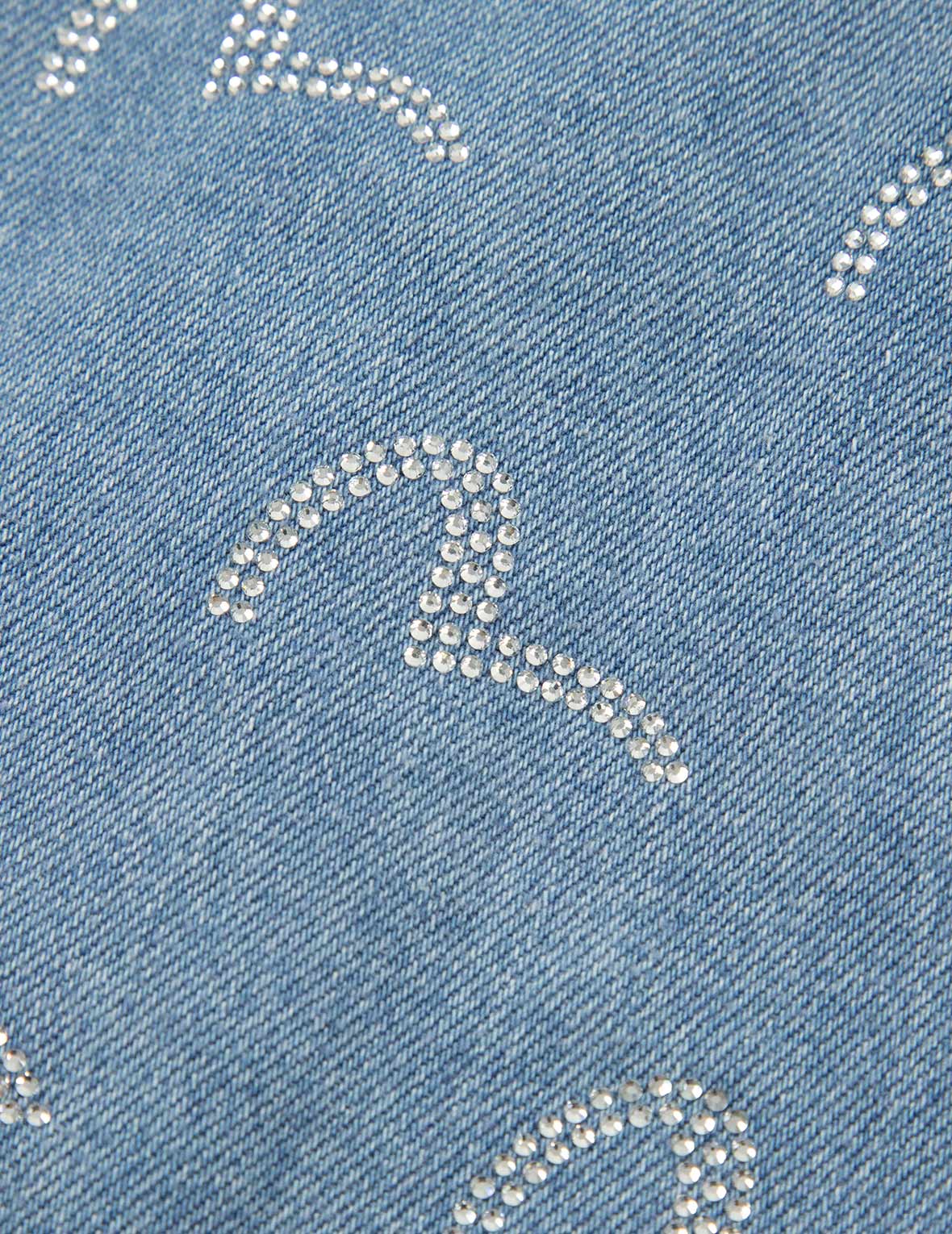 Sparkling Rhinestone Seagull Embroidered Denim Jacket - Loose Fit Distressed Vintage Style for Women | Perfect for Casual Outings, Music Festivals & Streetwear Fashion