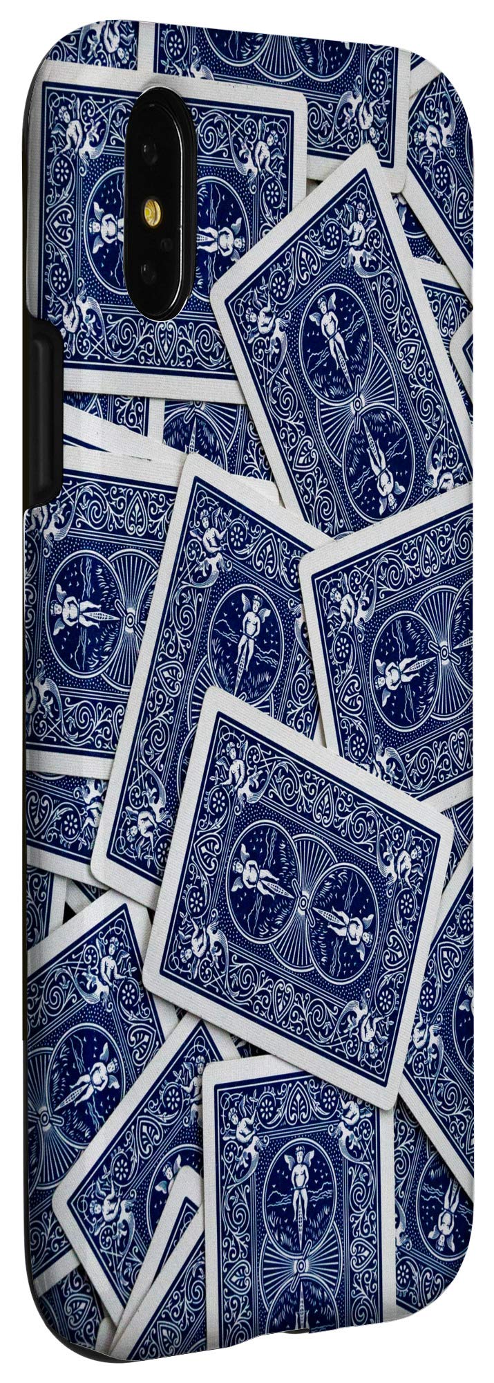 iPhone X/XS Playing Cards Photo Poker Case - Durable & Stylish Phone Cover for Poker Lovers - Perfect for Game Nights, Gifts & Themed Parties