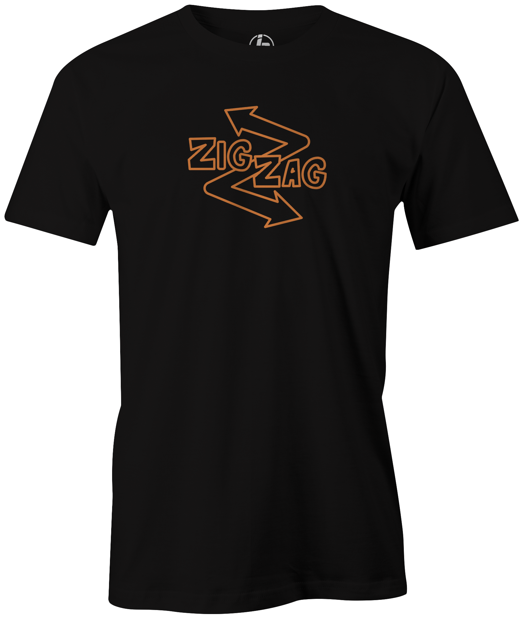 Radical Zig Zag Bowling Ball Logo Tee Shirt - Official Bowler Graphic T-Shirt for Men & Women - Perfect for Bowling Leagues, Tournaments and Casual Wear