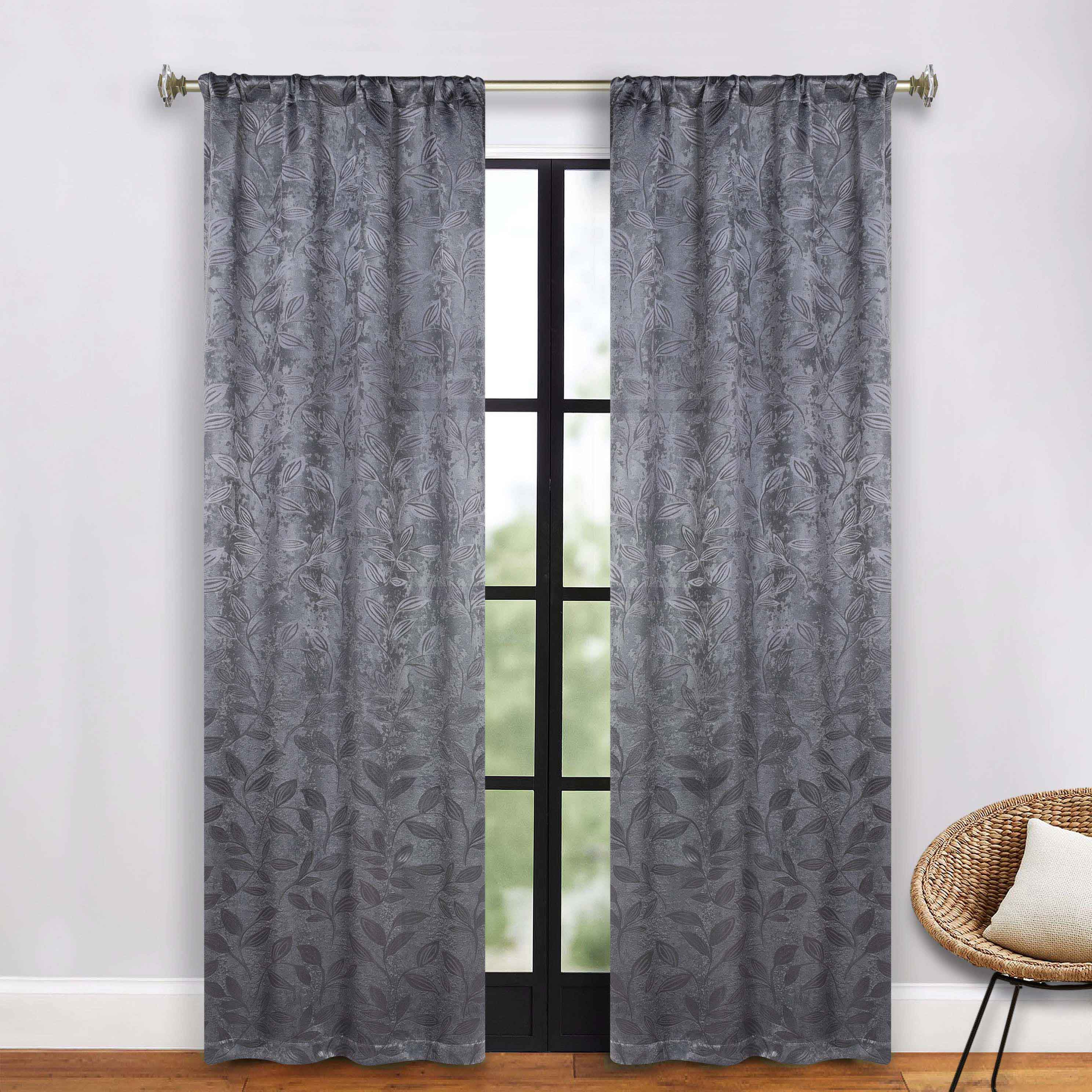 Blackout Curtains with Rod Pocket - Set of 2 Panels for Complete Room Darkening | Perfect for Bedrooms, Nurseries & Home Theater Light Blocking