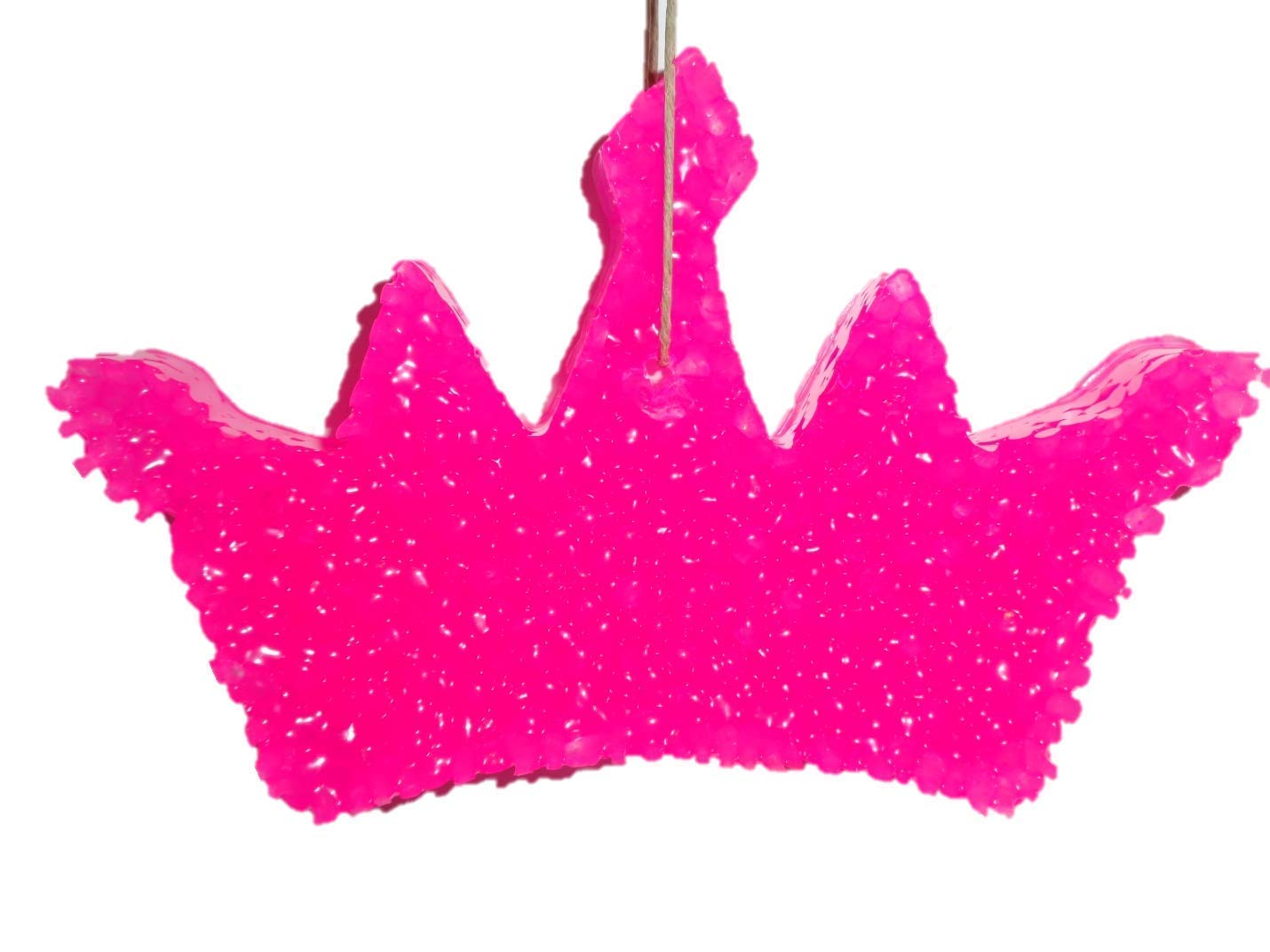 ChicWick Princess Crown Car Air Freshener - Hot Pink Scented Candle for Vehicles | Choose Your Fragrance | Perfect for Road Trips, Commutes & Gift Giving