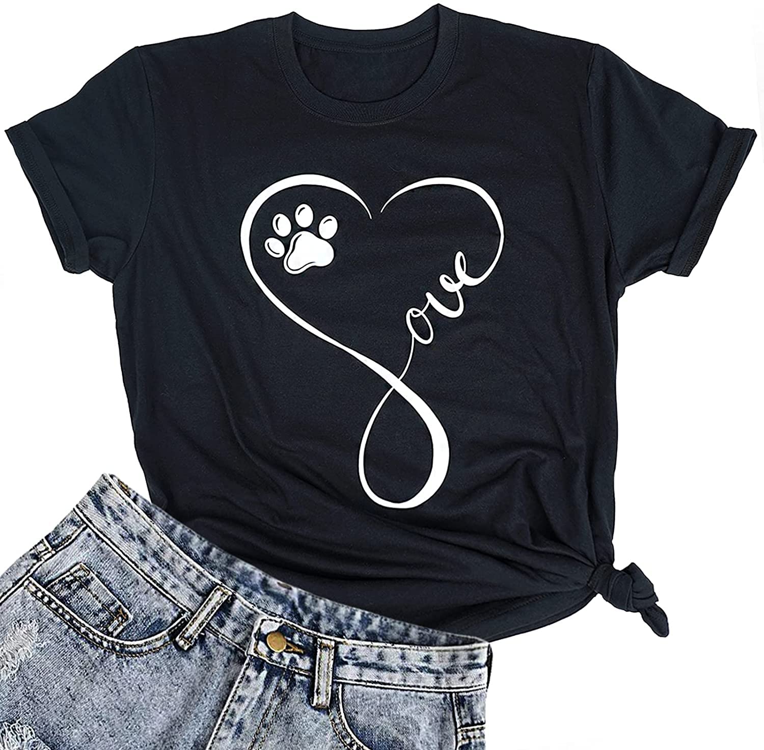 Women's Dog Mom T-Shirt - Cute Rainbow Leopard Print Tee for Pet Lovers | Perfect Mother's Day & Birthday Gift for Dog Moms | Casual Wear, Dog Park Outings & Pet-Themed Events
