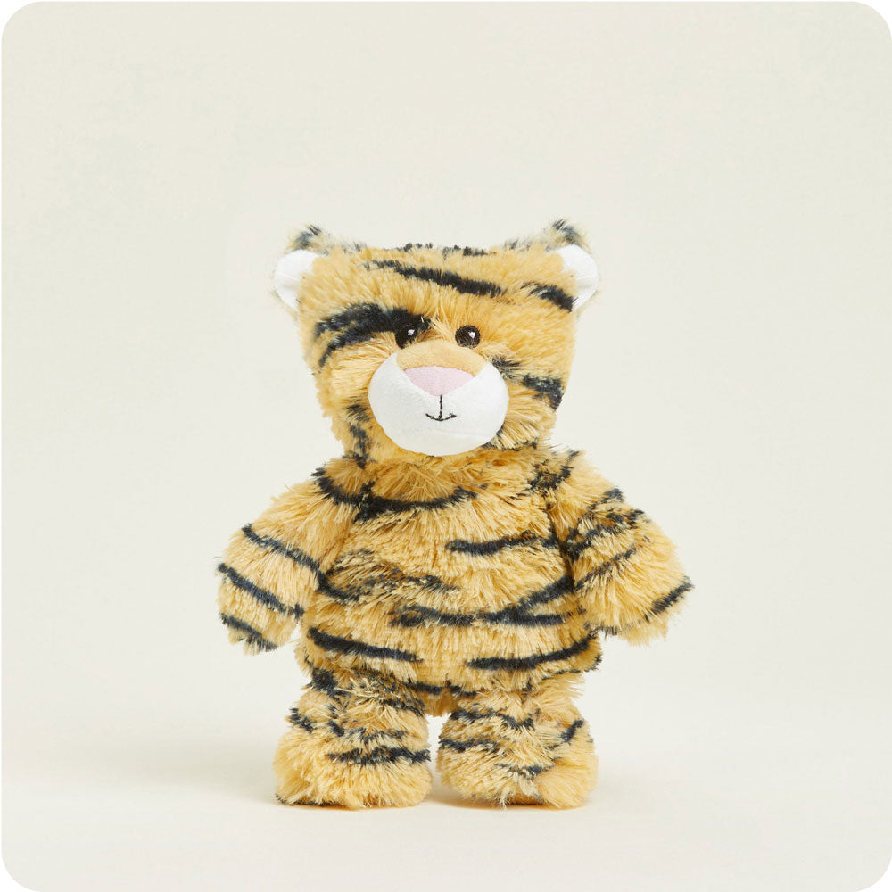 Tiger Warmies Junior - Soft Plush Microwaveable Heating Pad for Kids | Cozy Warmth for Cold Days, Bedtime Comfort & Stress Relief | Perfect for Children's Aches, Snuggling & Relaxation